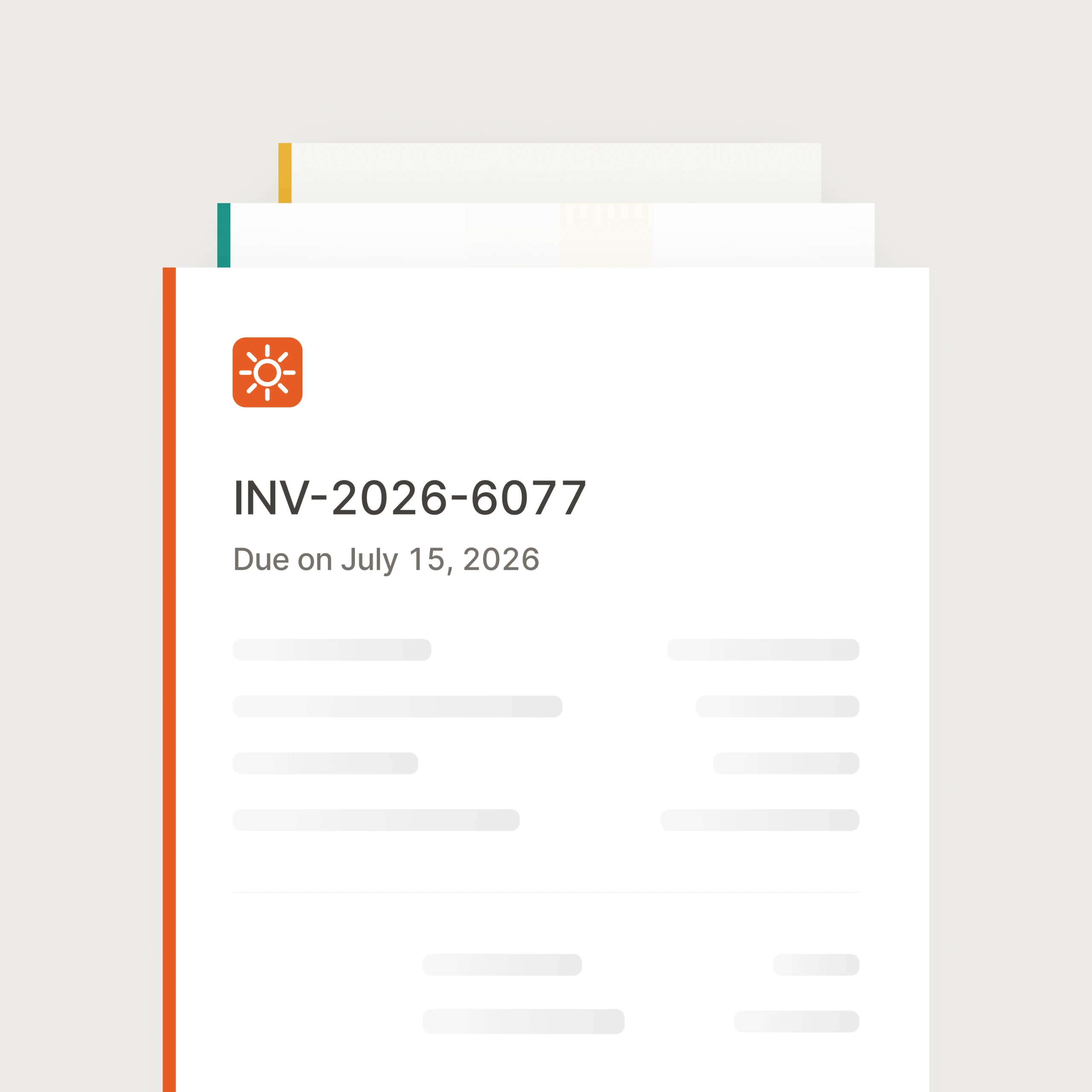 Invoices and credit notes