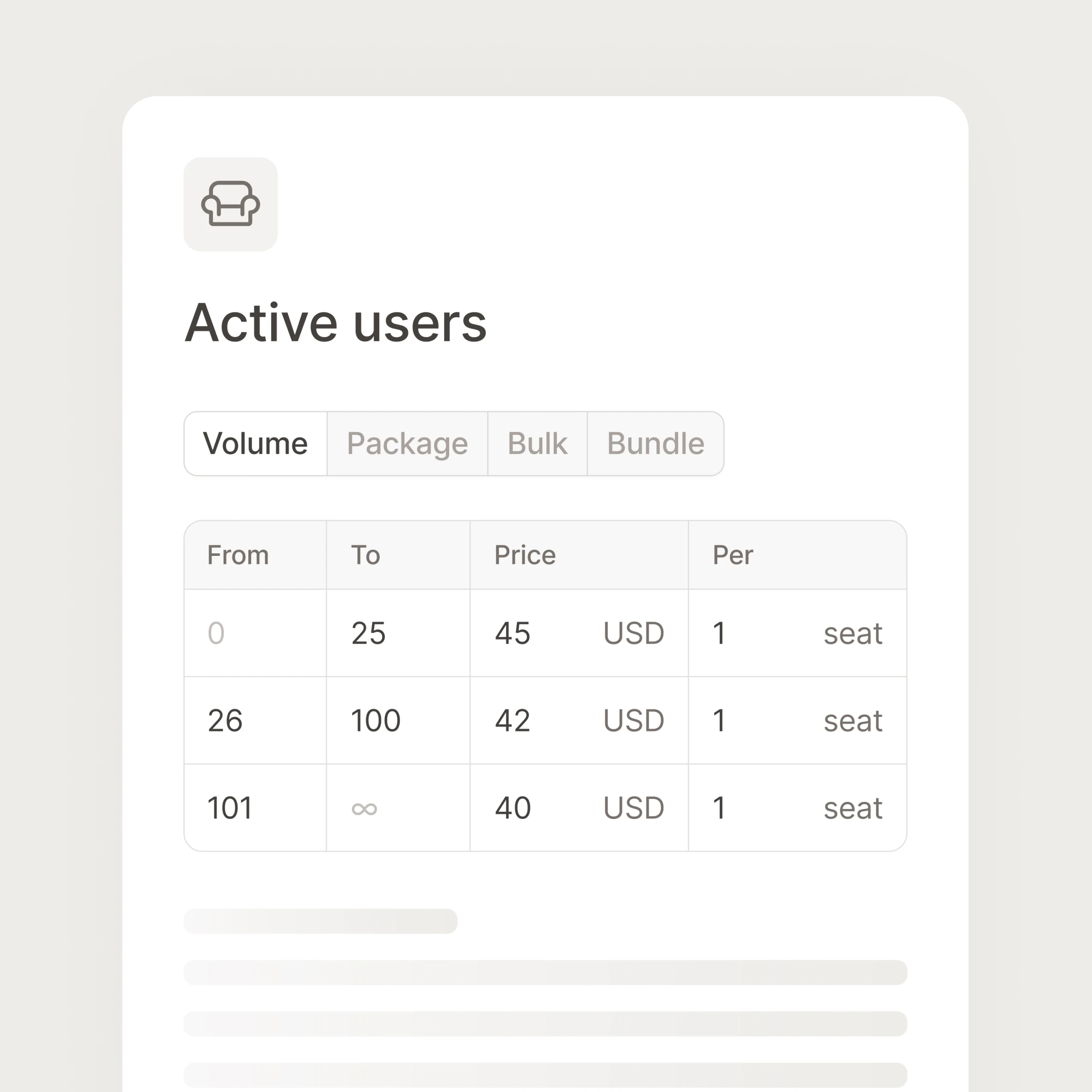 Pricing models