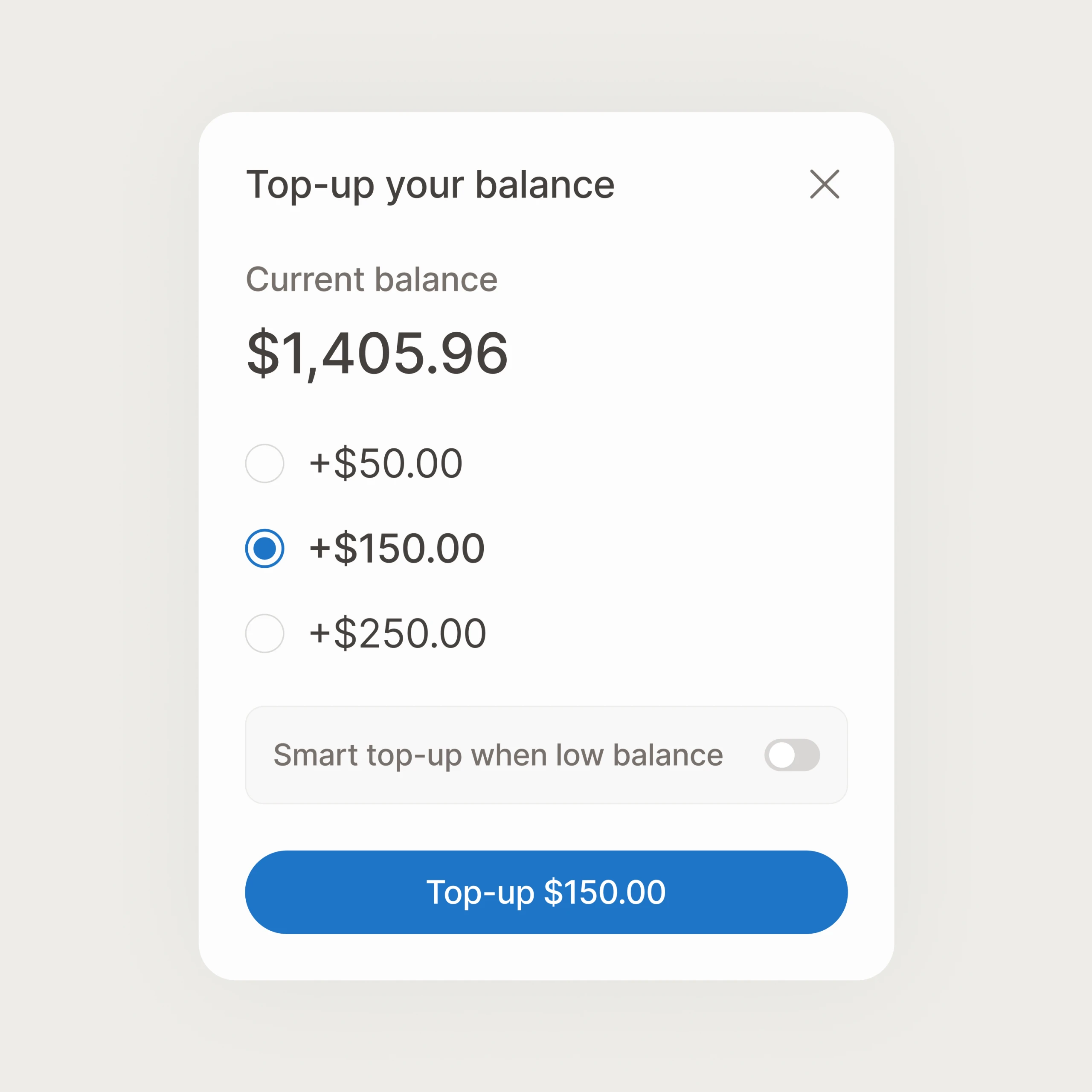 Wallet and pre-payment