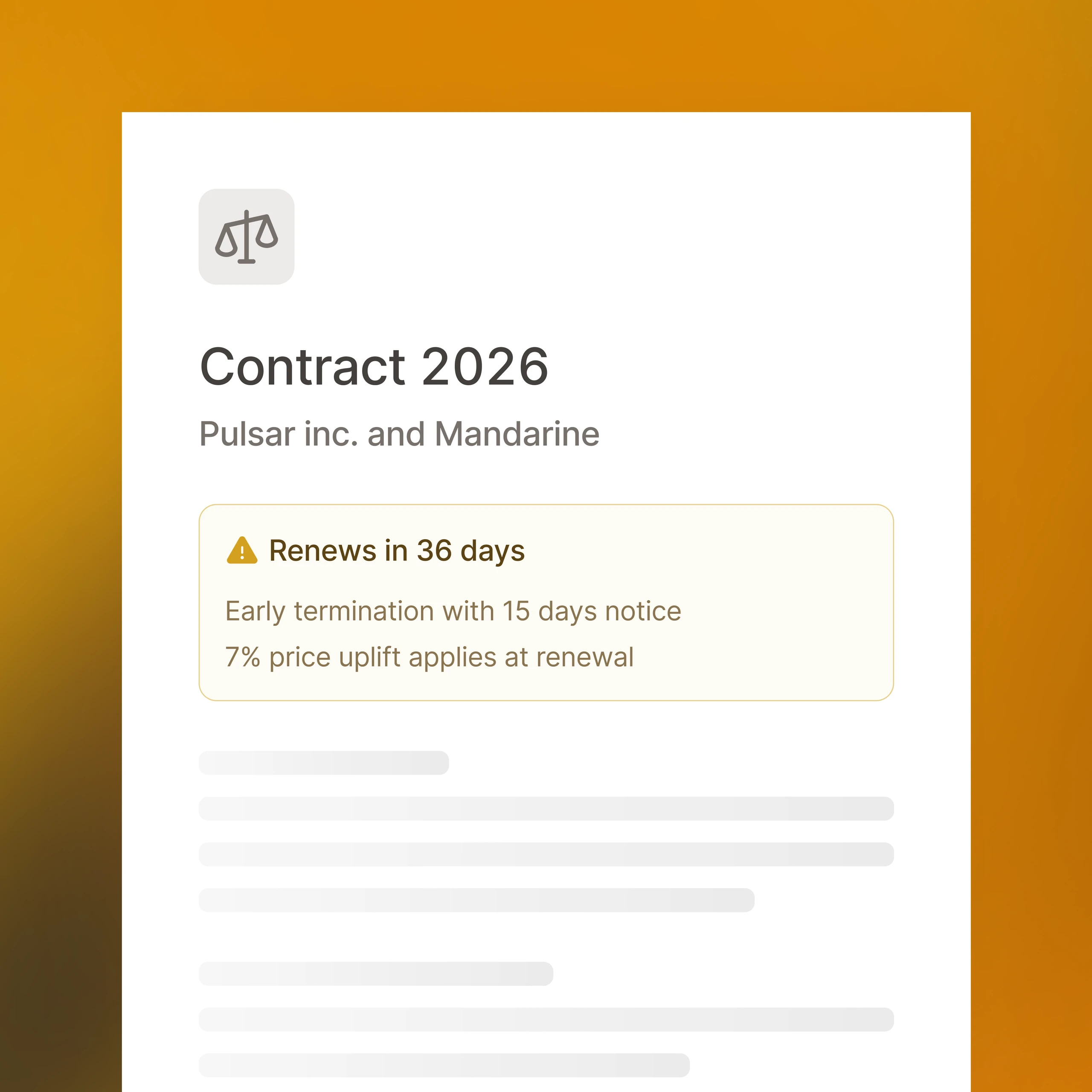 Contract Intelligence