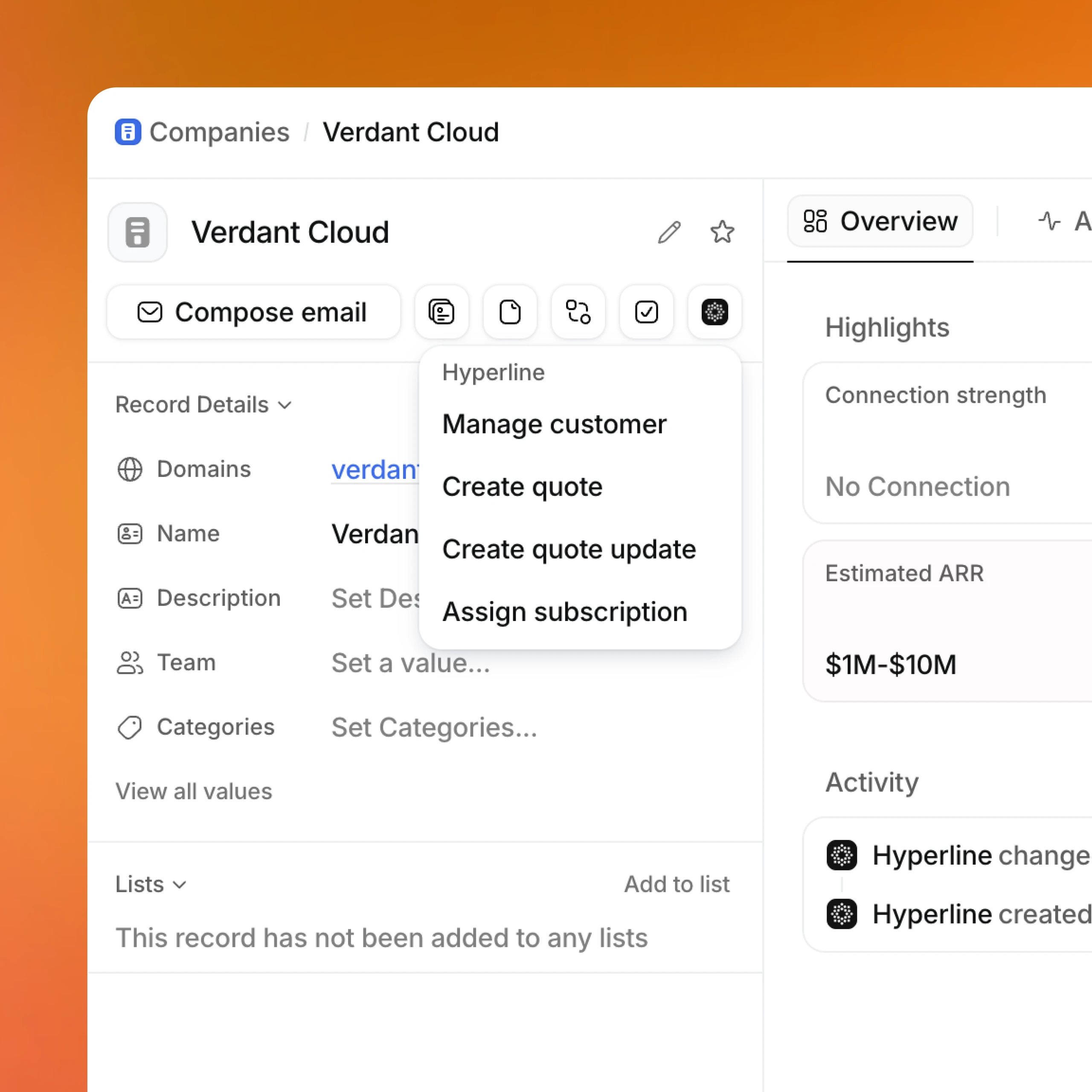 CRM Integration