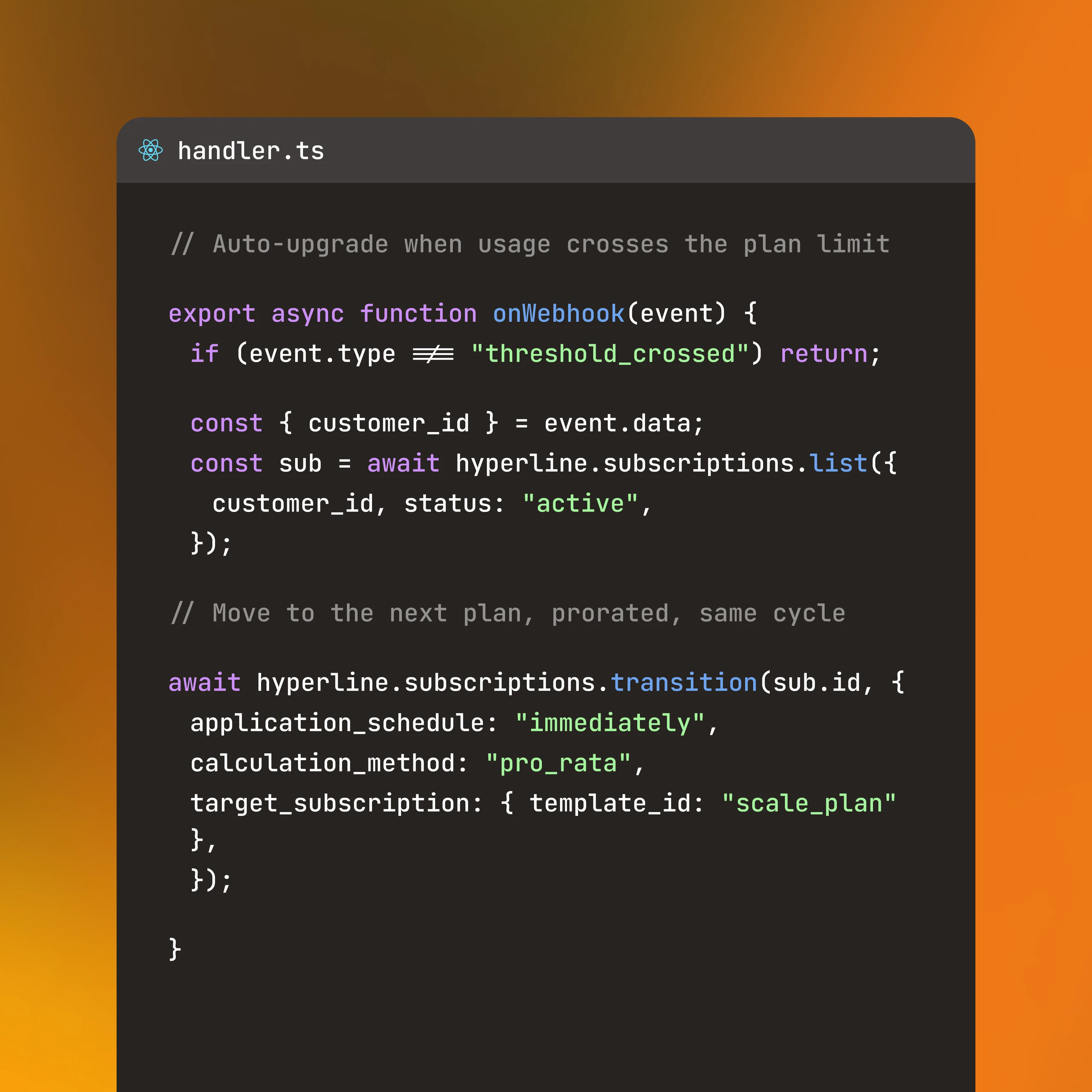 Developer-first API